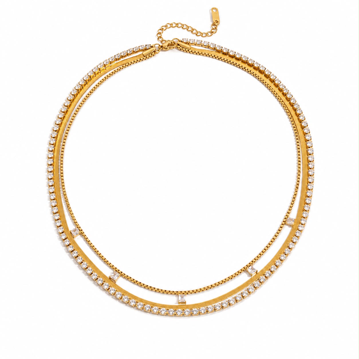 Collar tenis triple