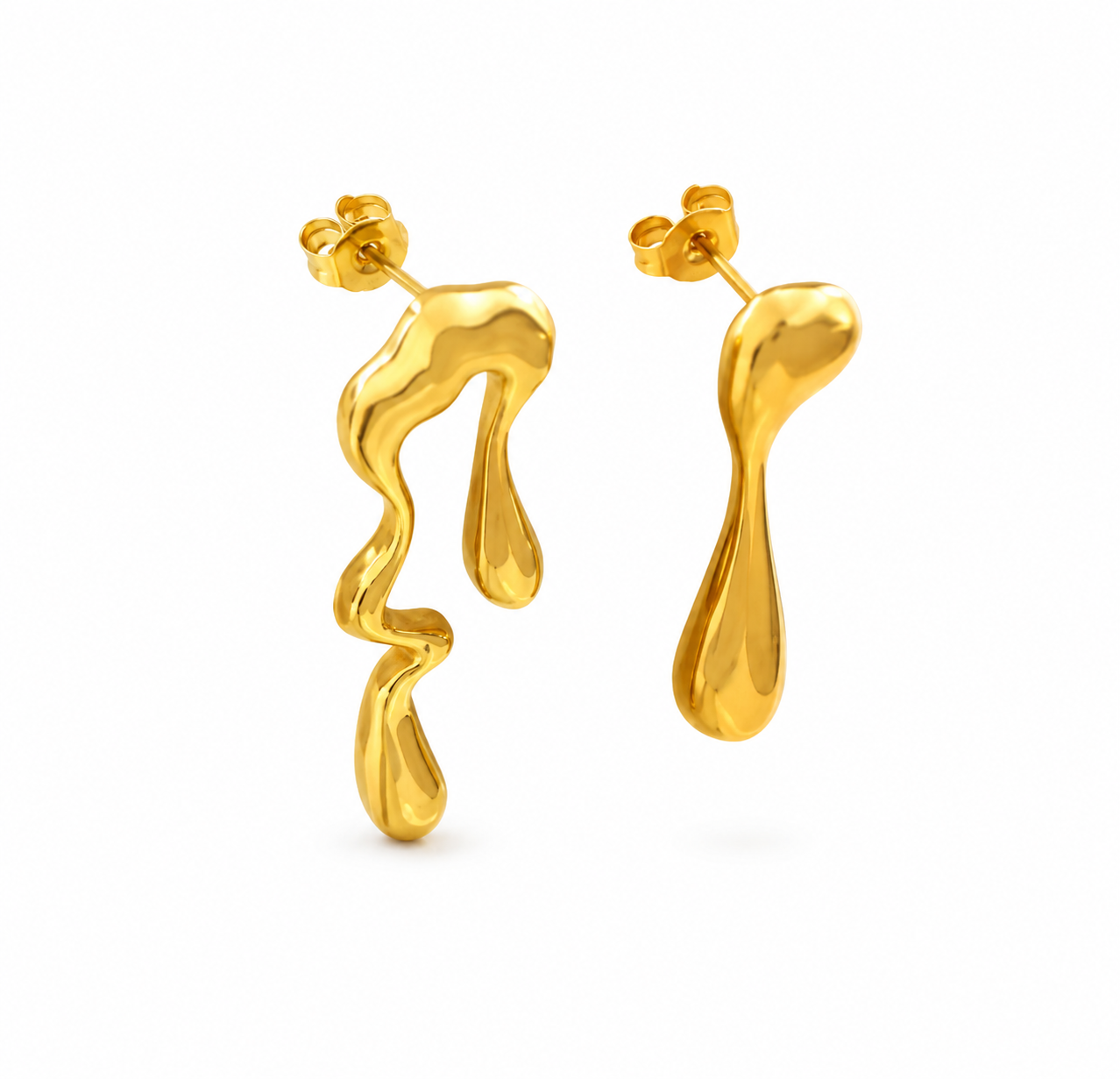 Aretes chorreados