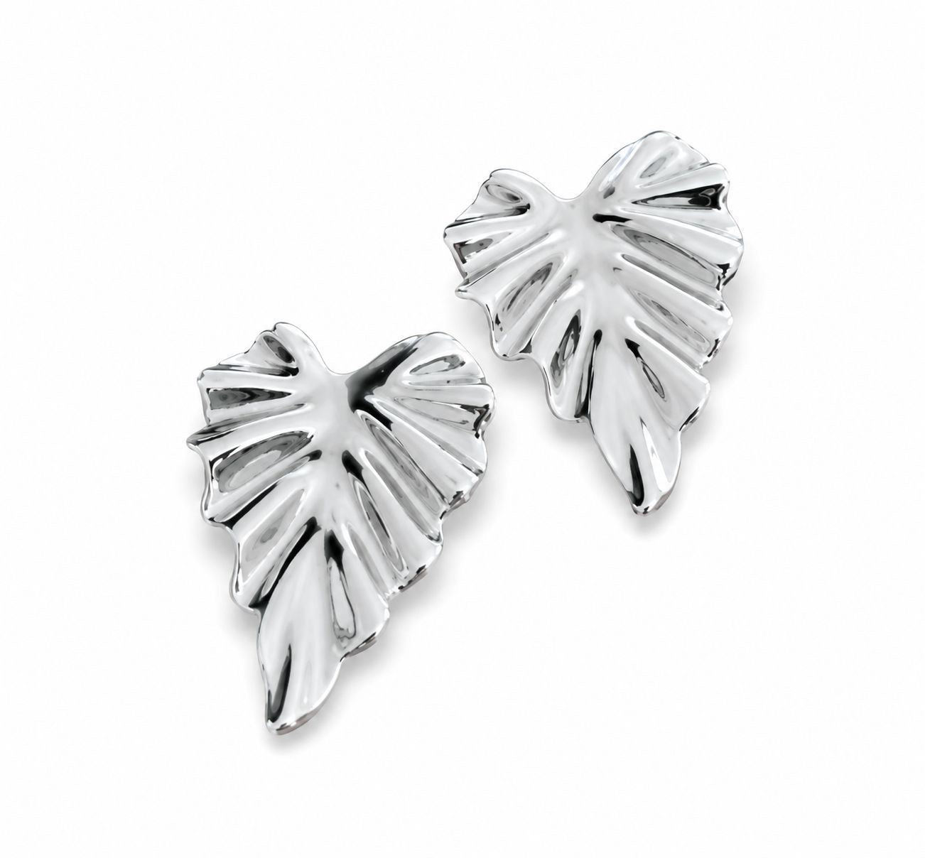 Aretes hoja