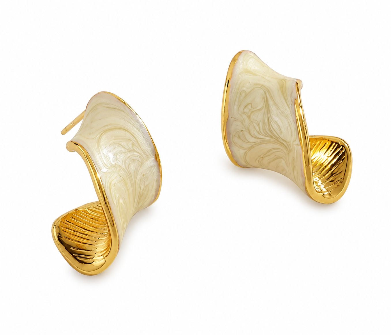 Aretes blanca