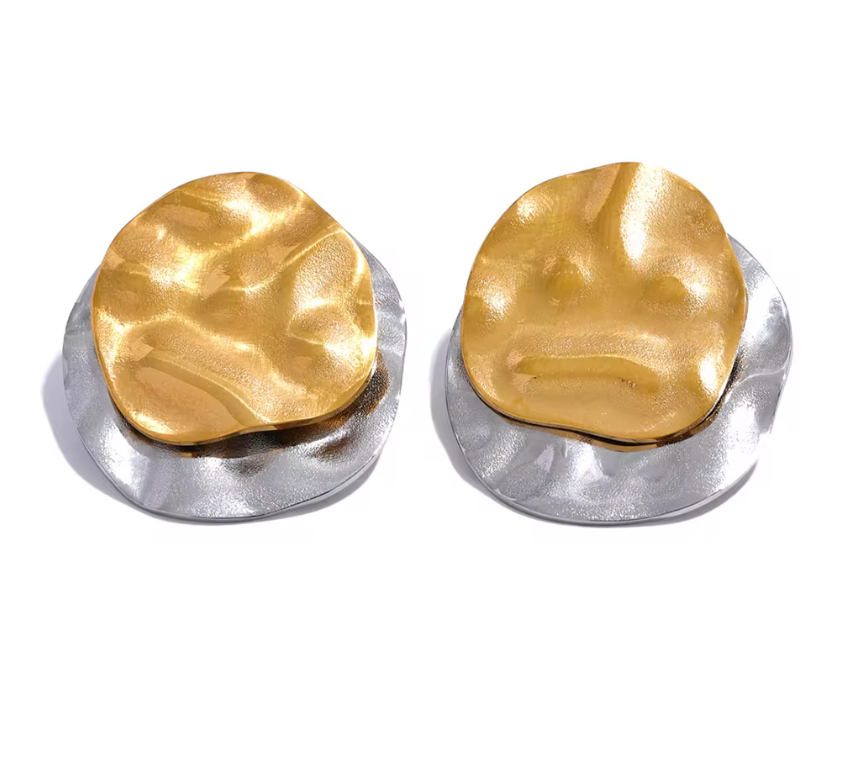 Aretes doble redondo