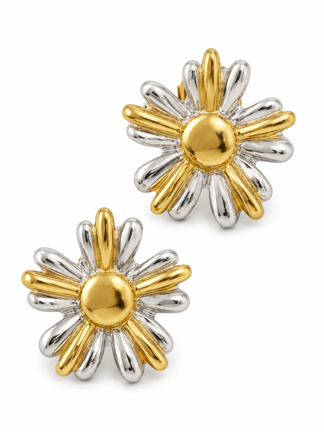 Aretes flor mixta round
