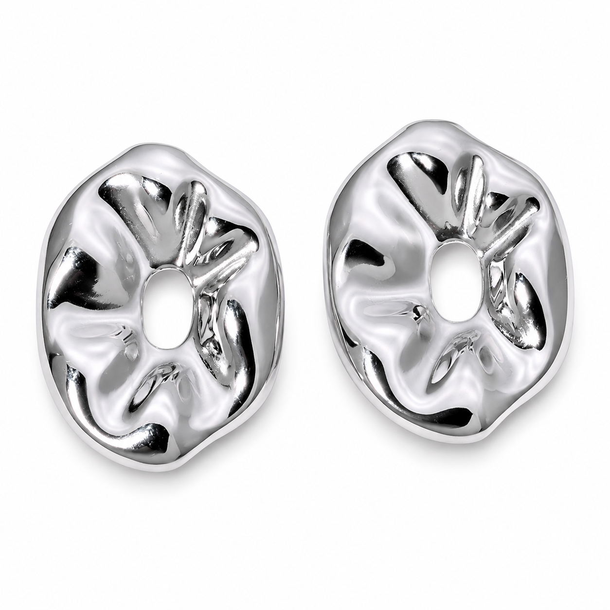 Aretes dona arrugada