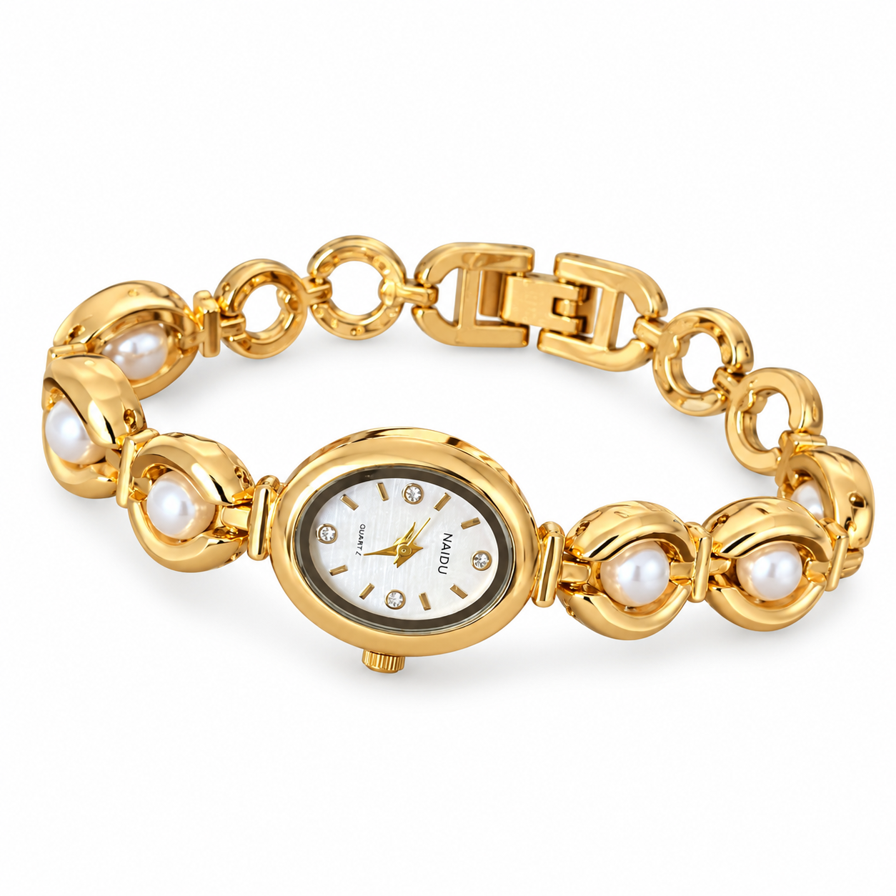 Reloj con perlas