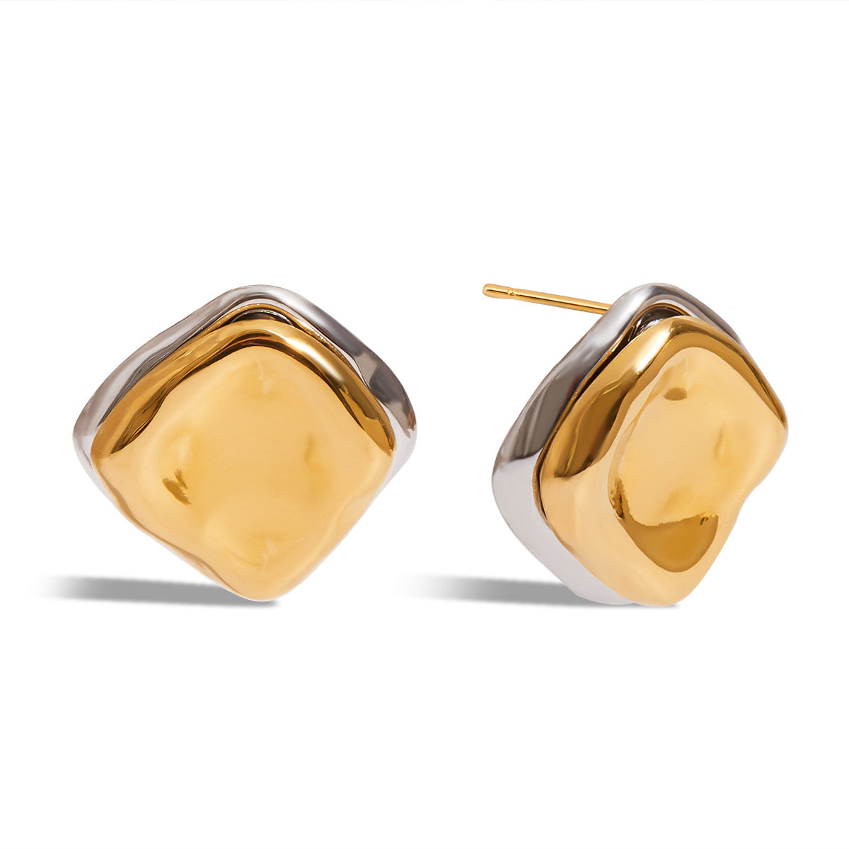 Aretes rombo mixto