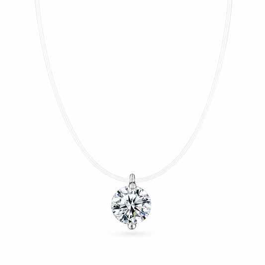 Collar invisible brillo
