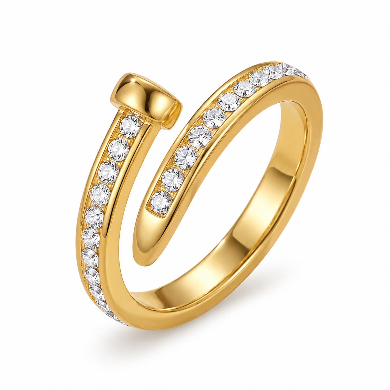 Anillo clavo brillos