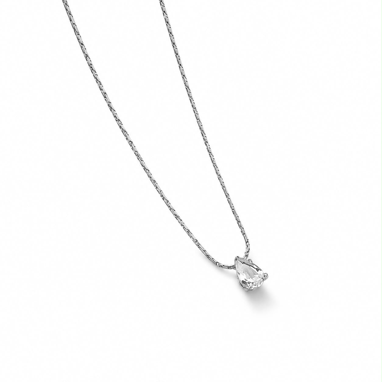 Collar gota brillo