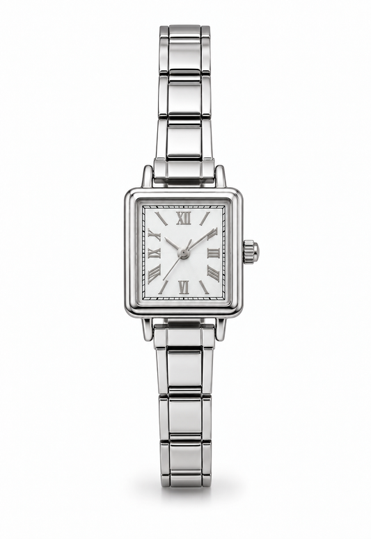 Reloj italian cuadrado