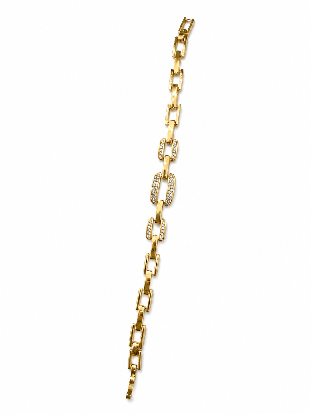 Pulsera eslabón brillos