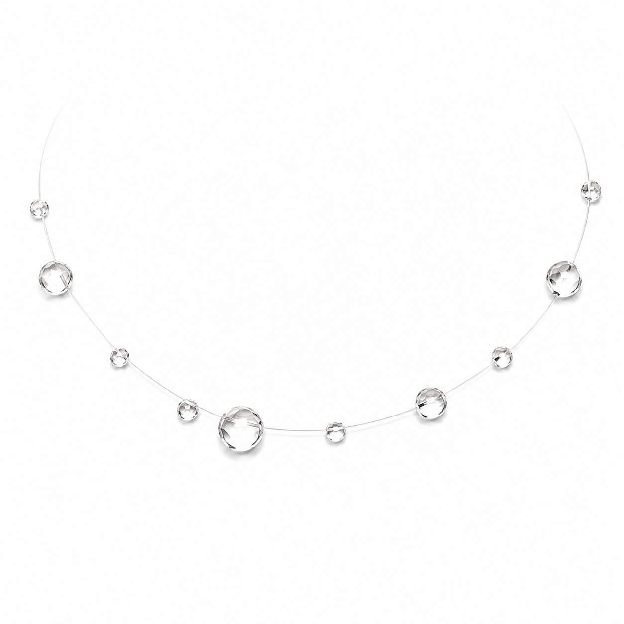 Collar invisible gotas