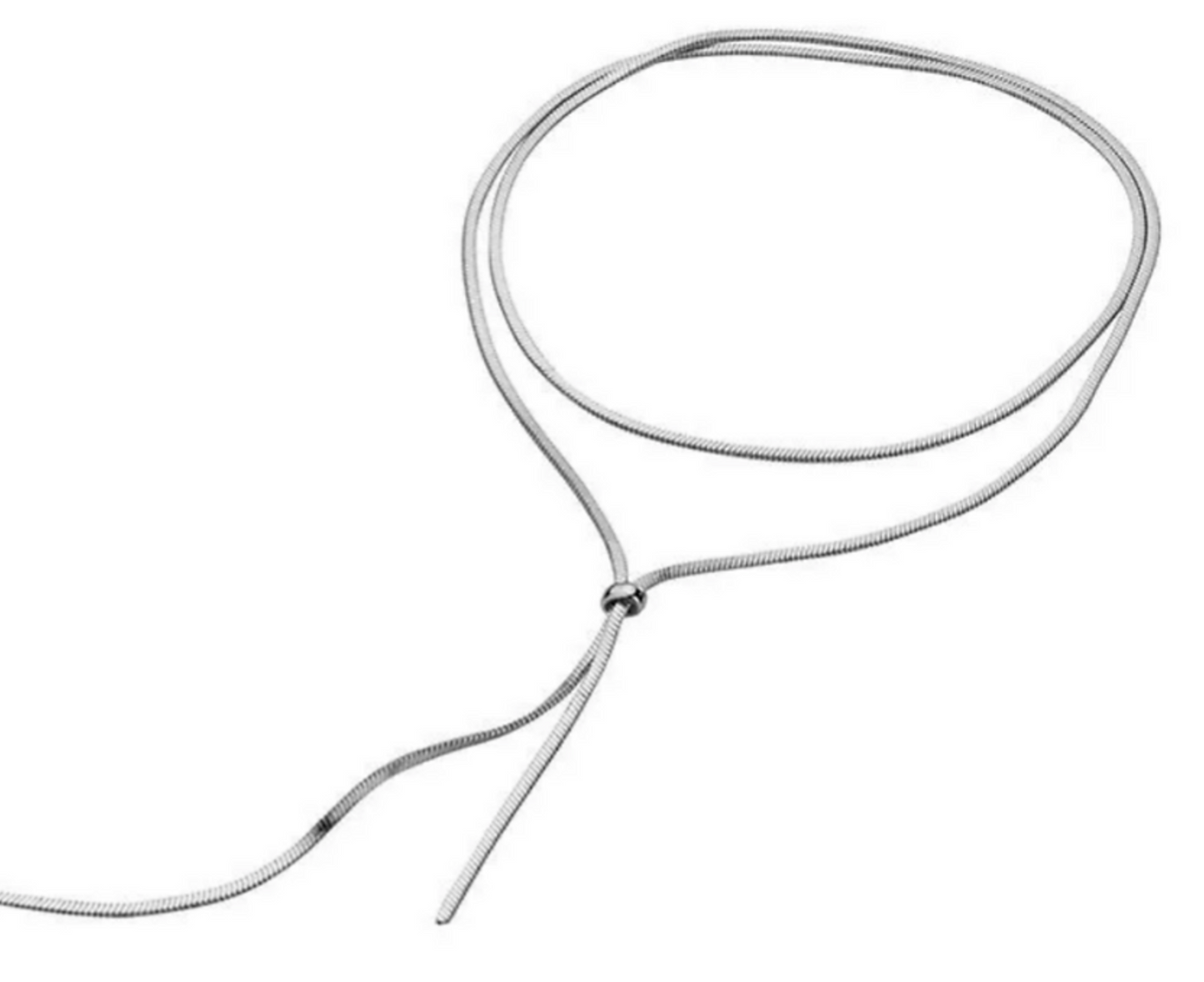 Collar corbatín largo