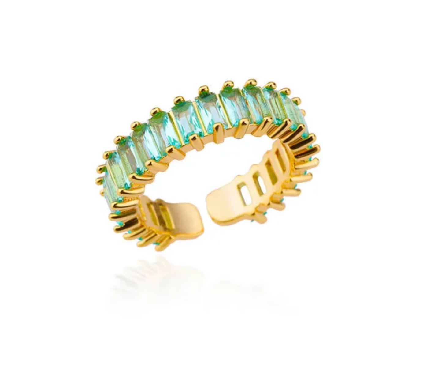 Anillo churumbela grueso dorado