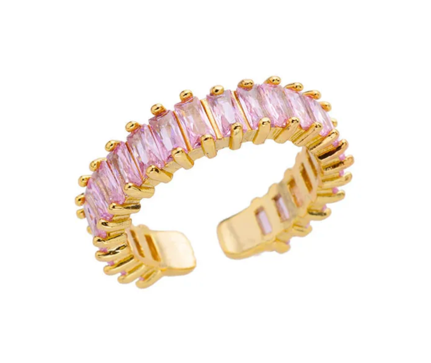 Anillo churumbela grueso dorado