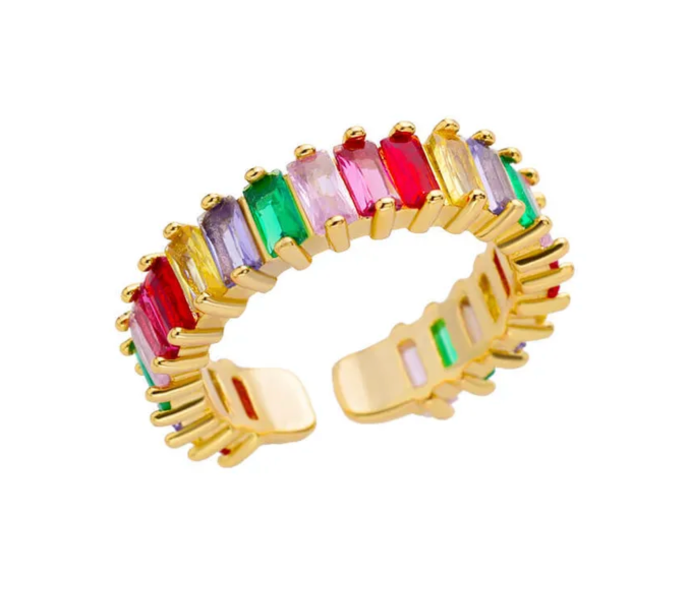 Anillo churumbela grueso dorado