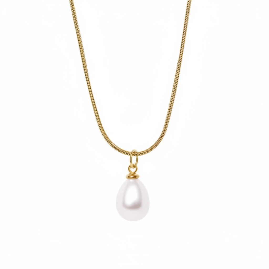 Collar perla gota