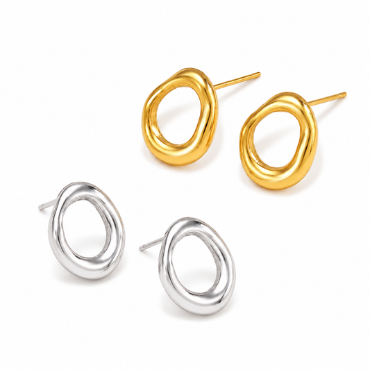 Aretes ovalo pequeño