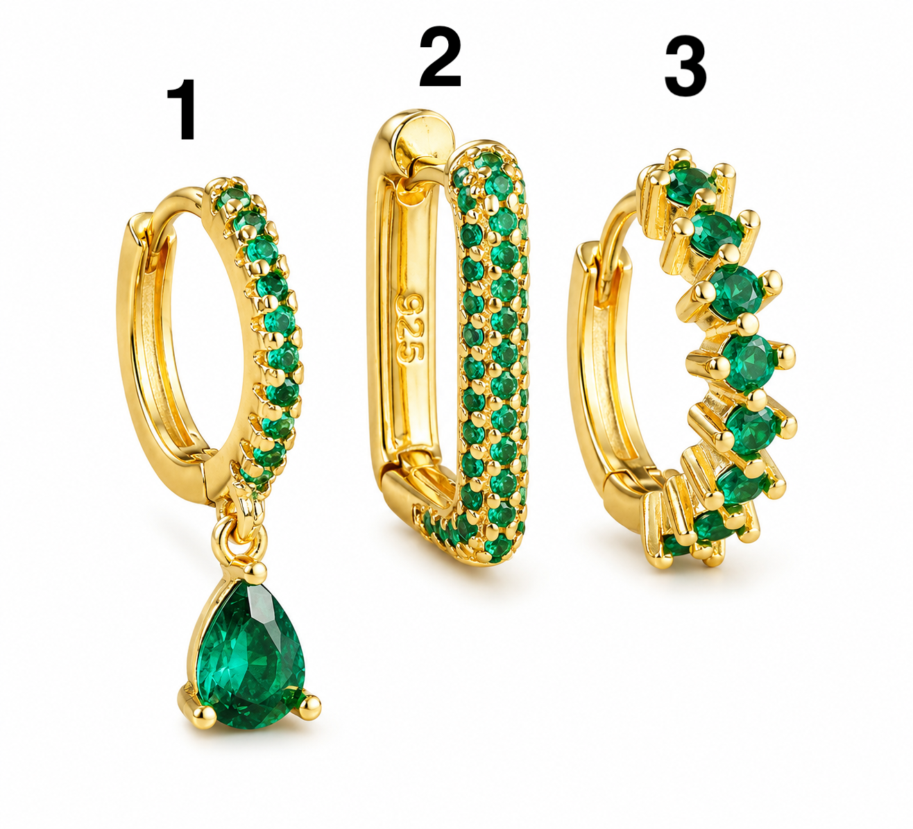 Arracadas verdes