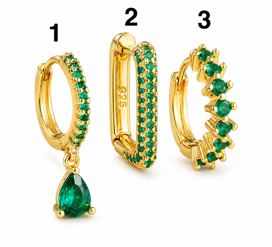 Arracadas verdes