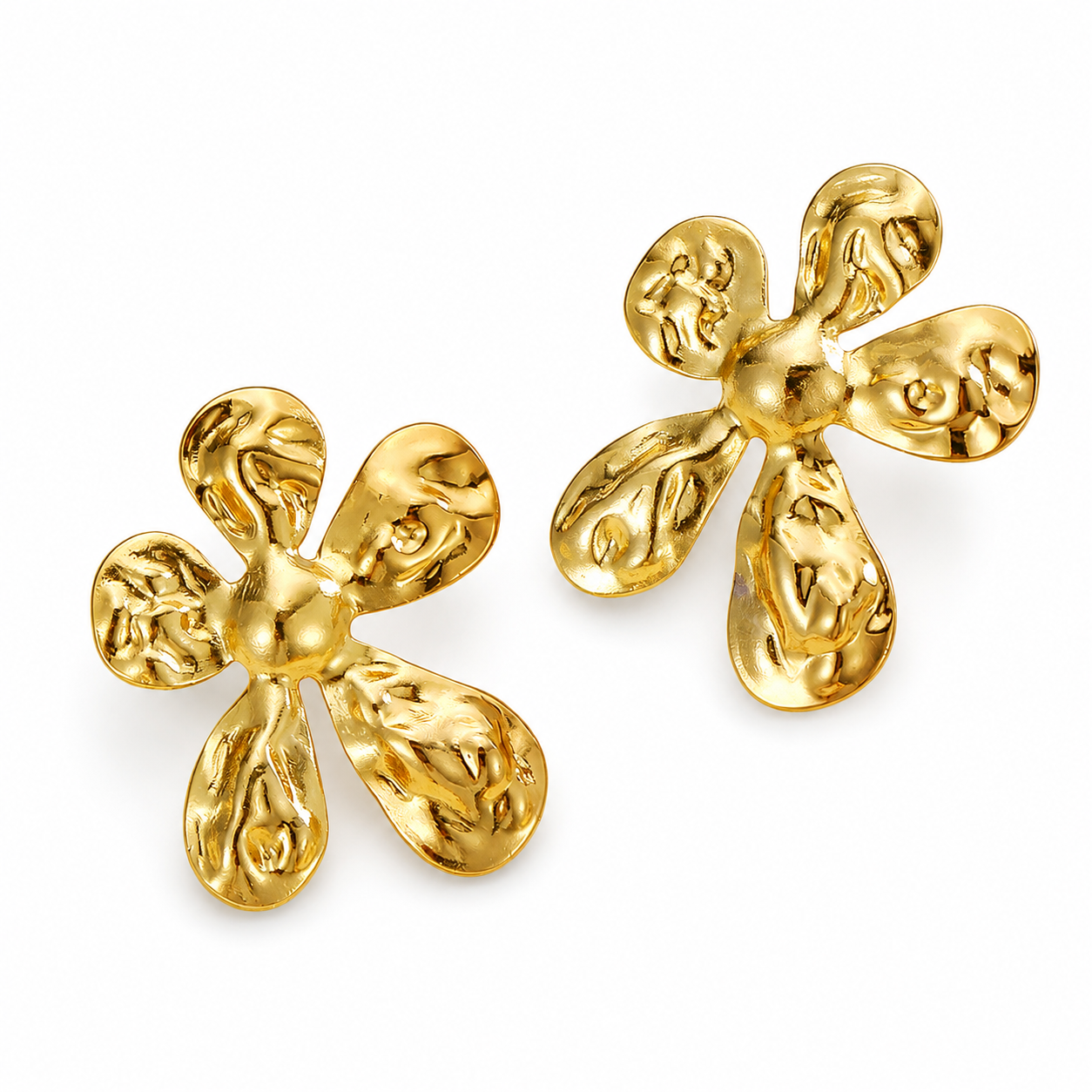 Aretes flor glam