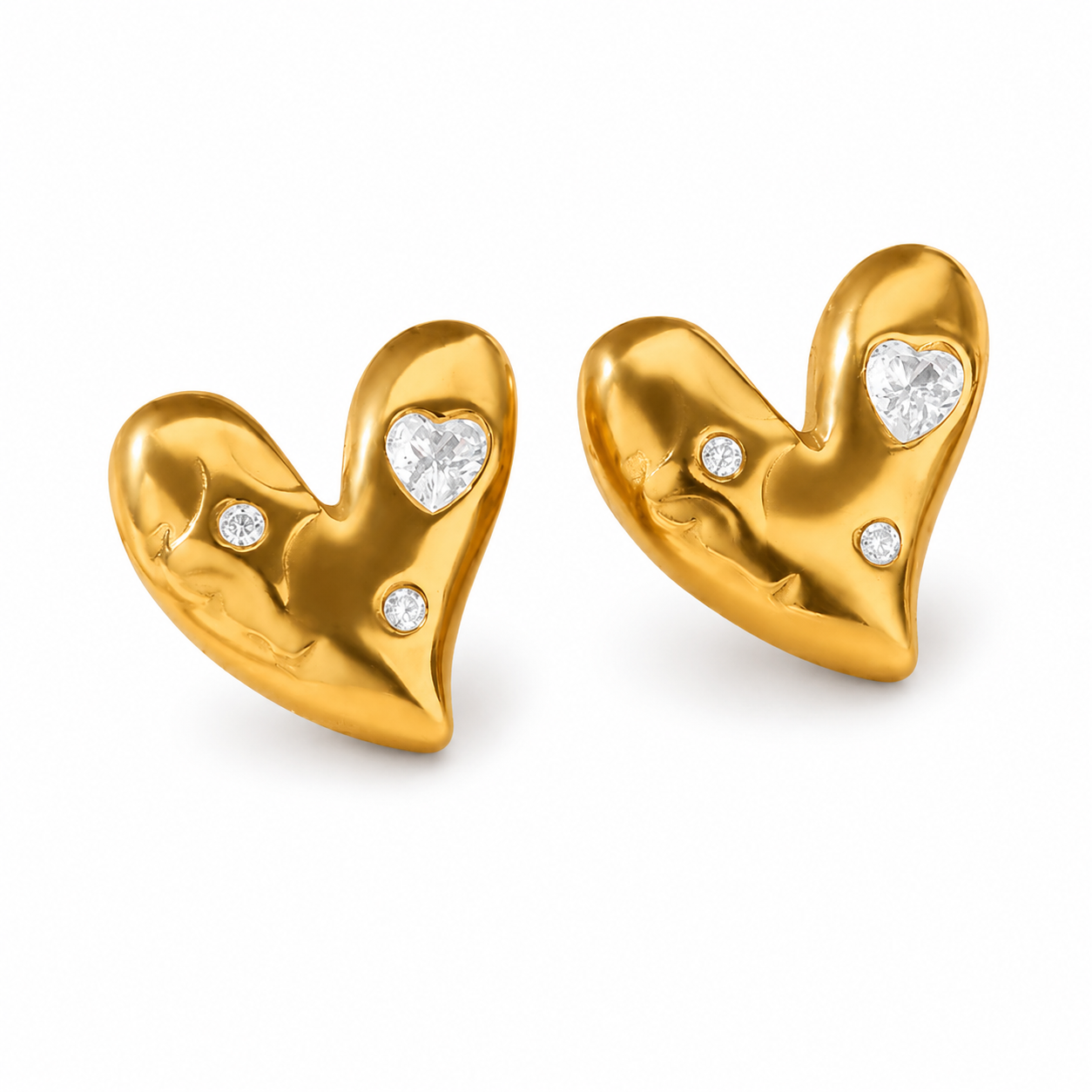 Aretes corazón mini