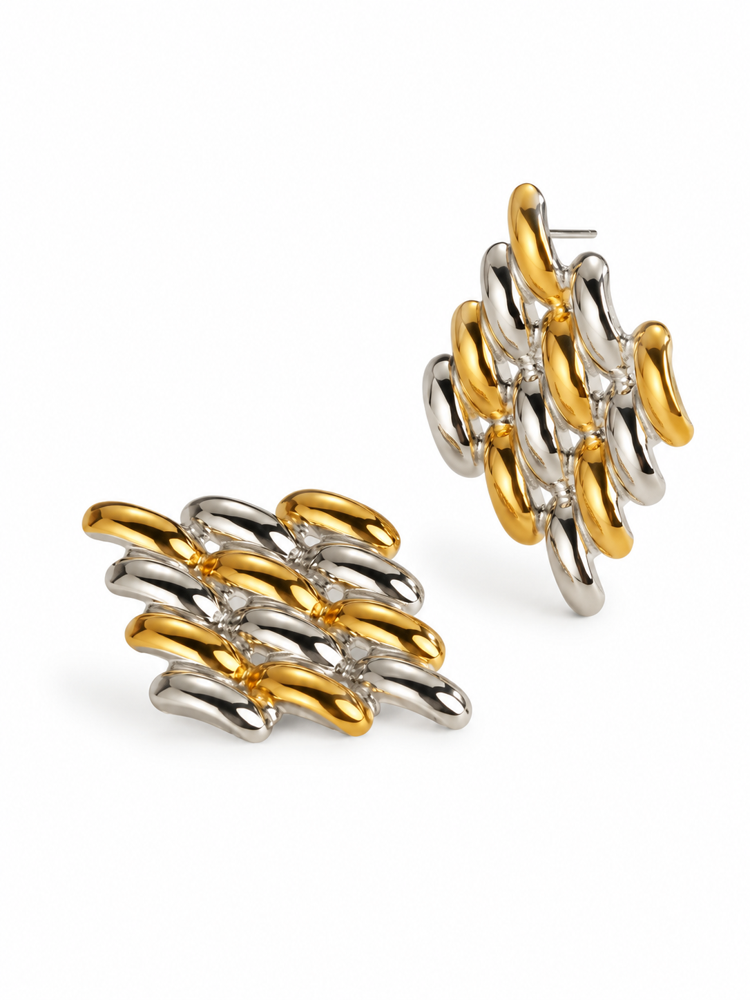Aretes tejido