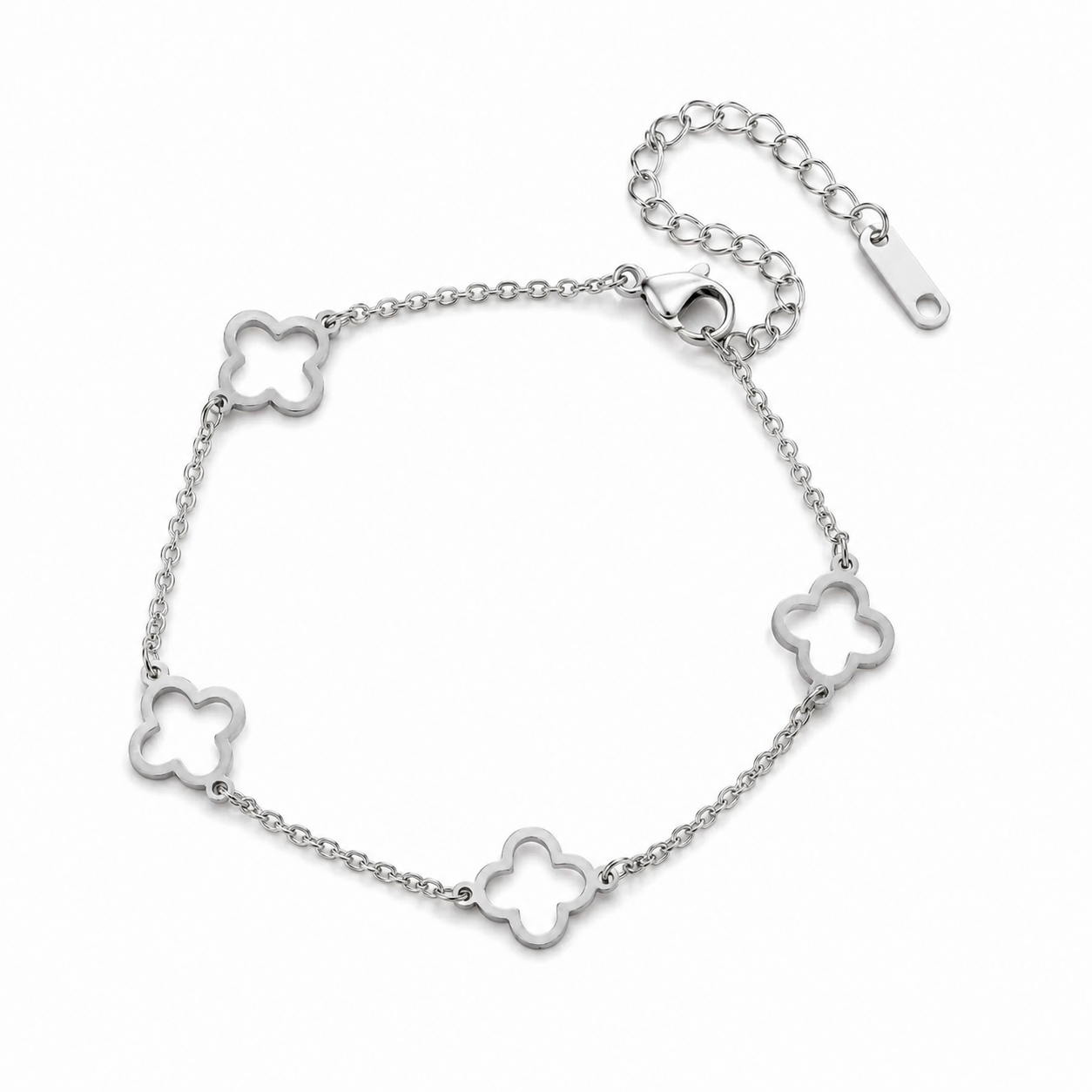 Pulsera flor hueca