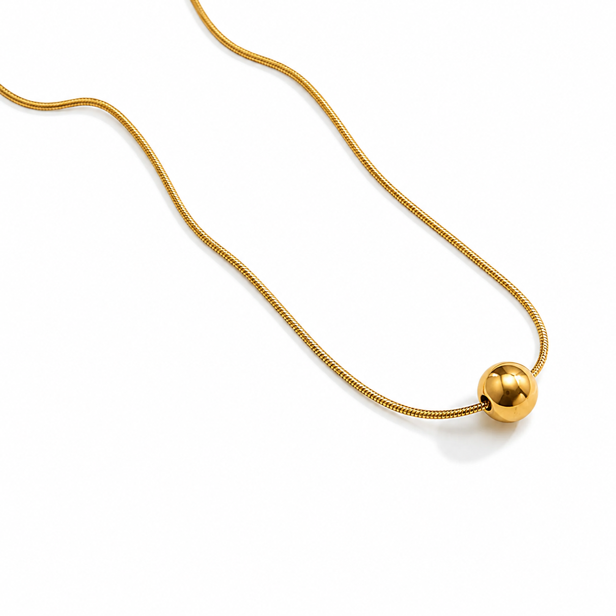 Collar bolita unica