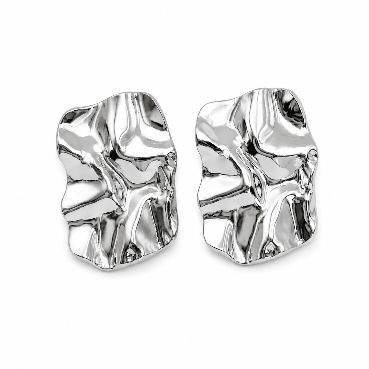 Aretes arrugados