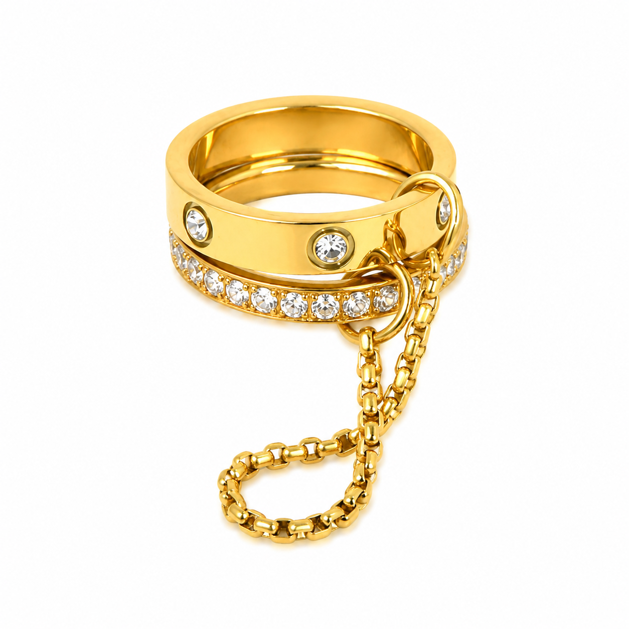 Anillo cadena Kali