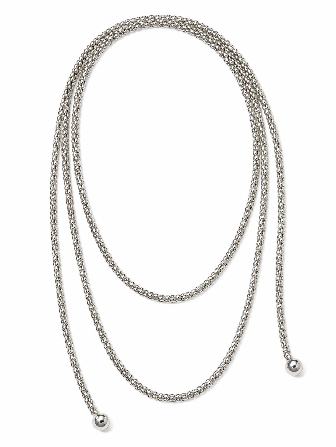Collar largo acero