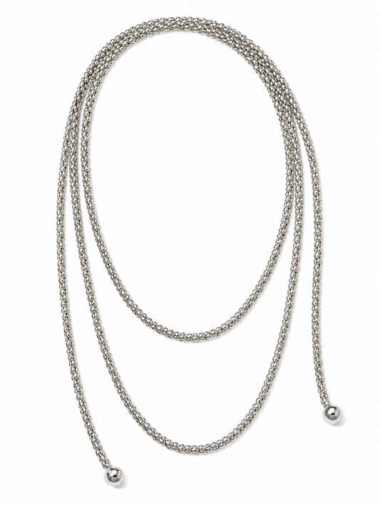 Collar largo acero