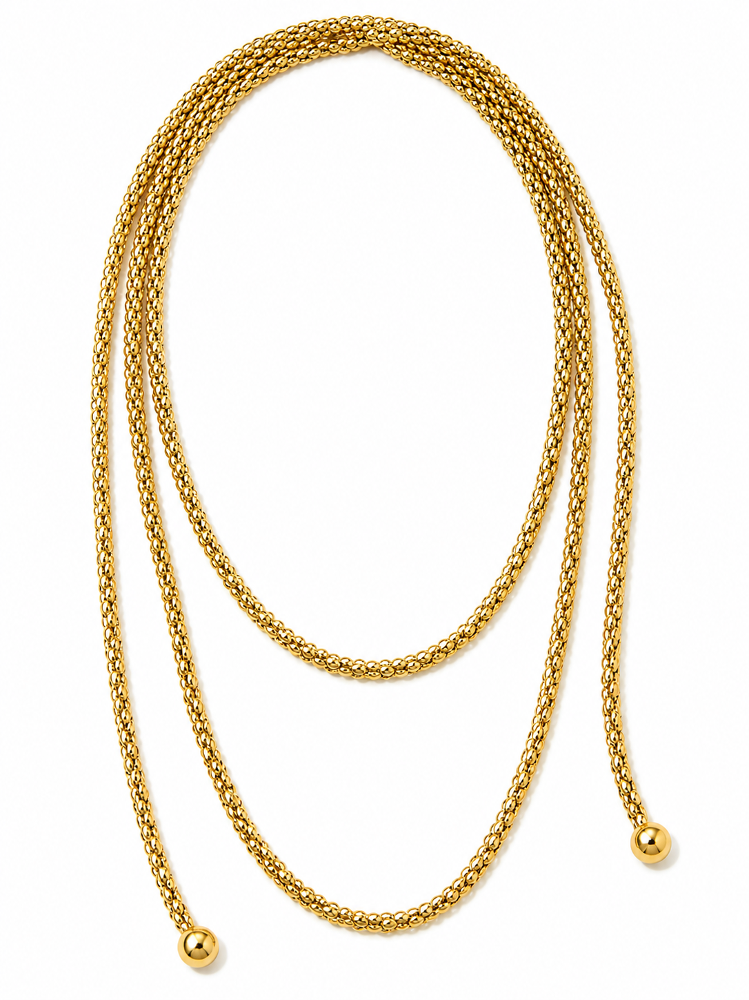 Collar largo acero
