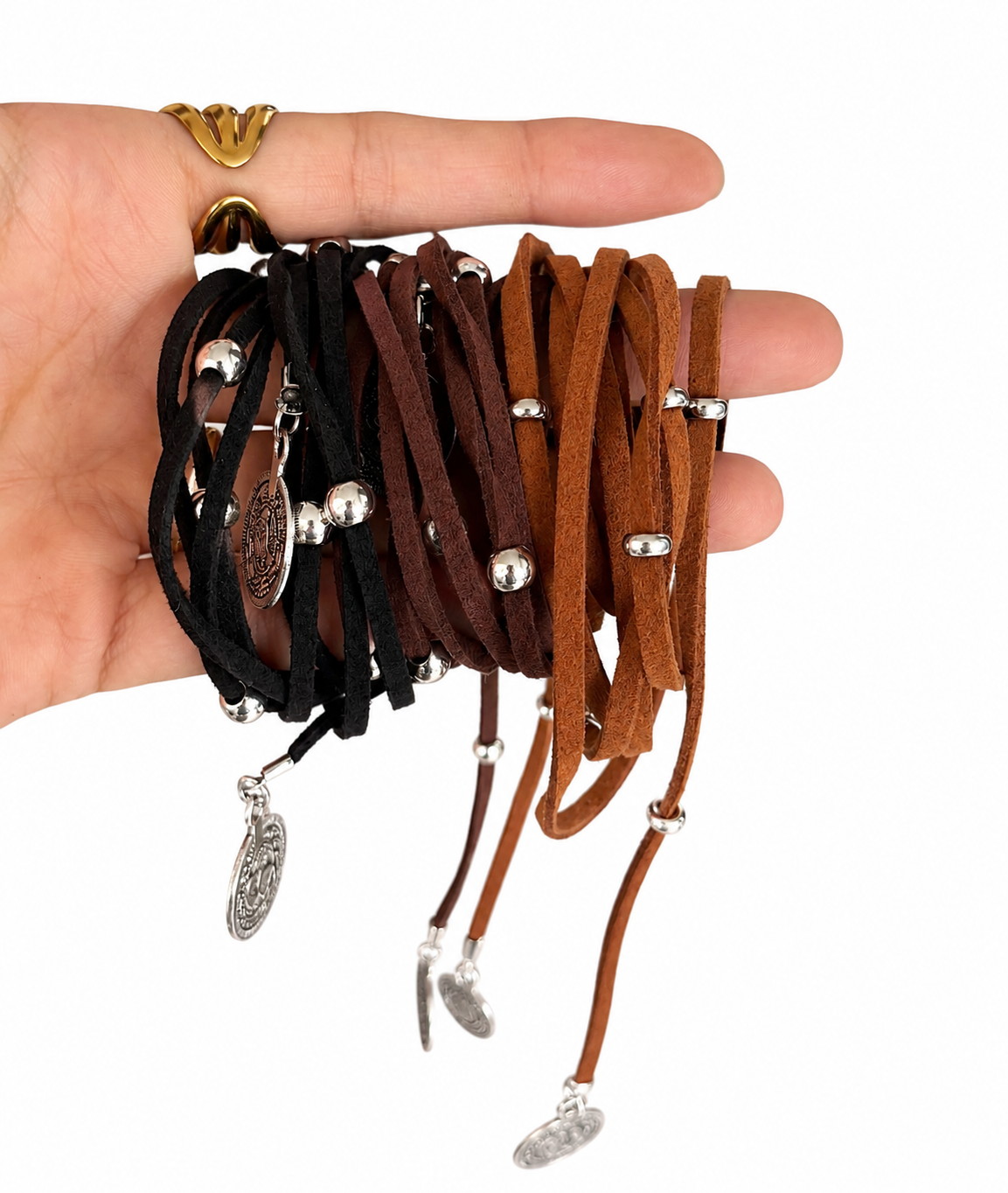 Collar gamuza