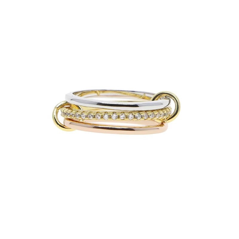 Anillo triple rose