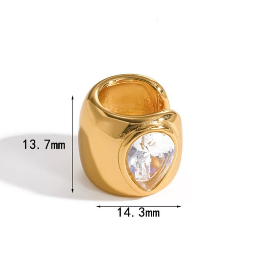 Earcuff gota brillo