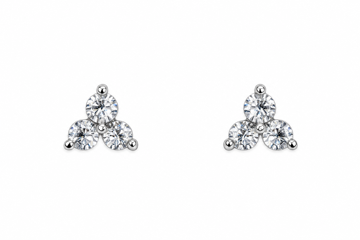 Aretes flor pequeños