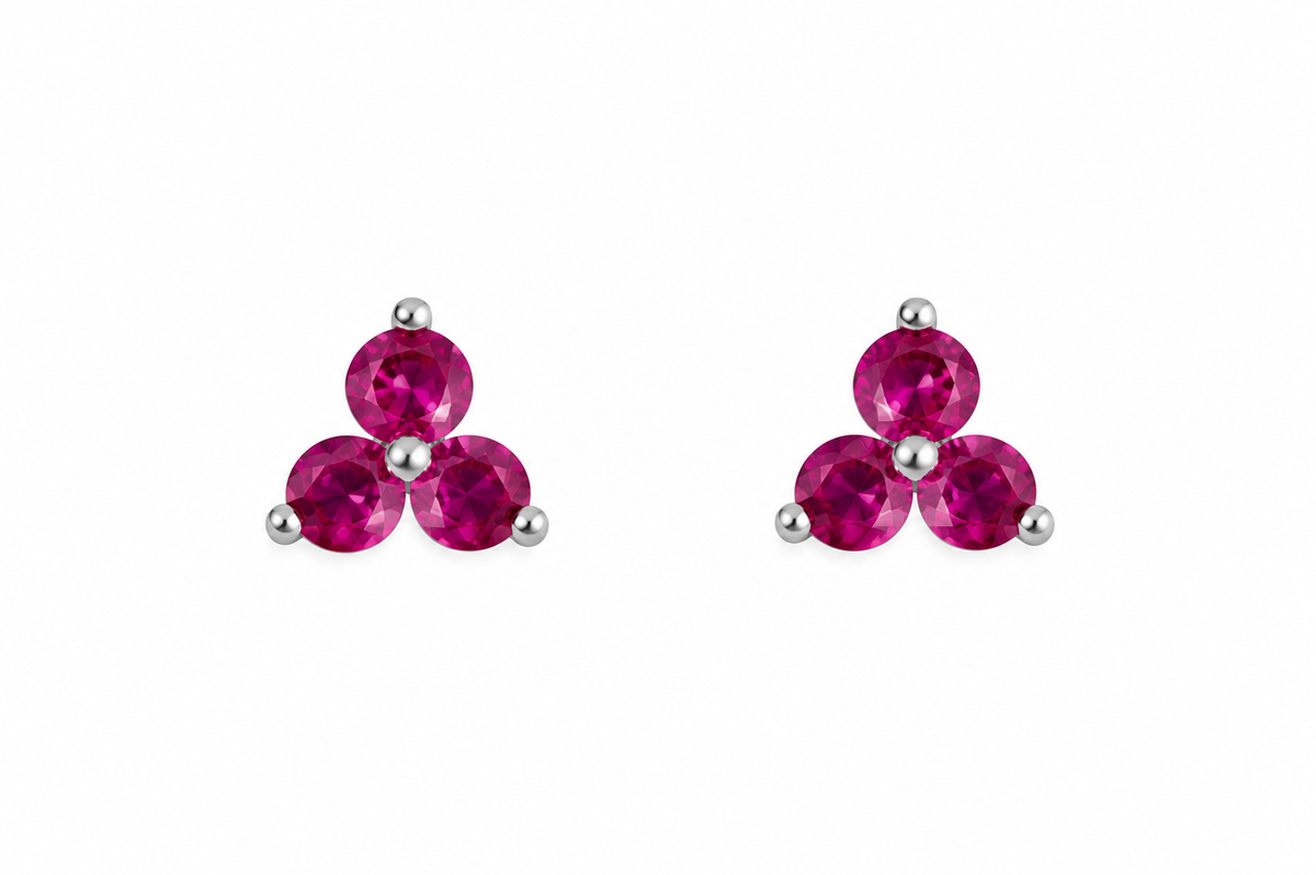 Aretes flor pequeños