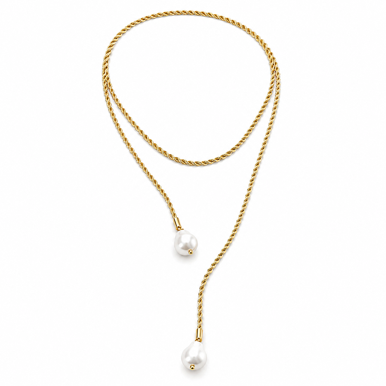 Collar largo torzal