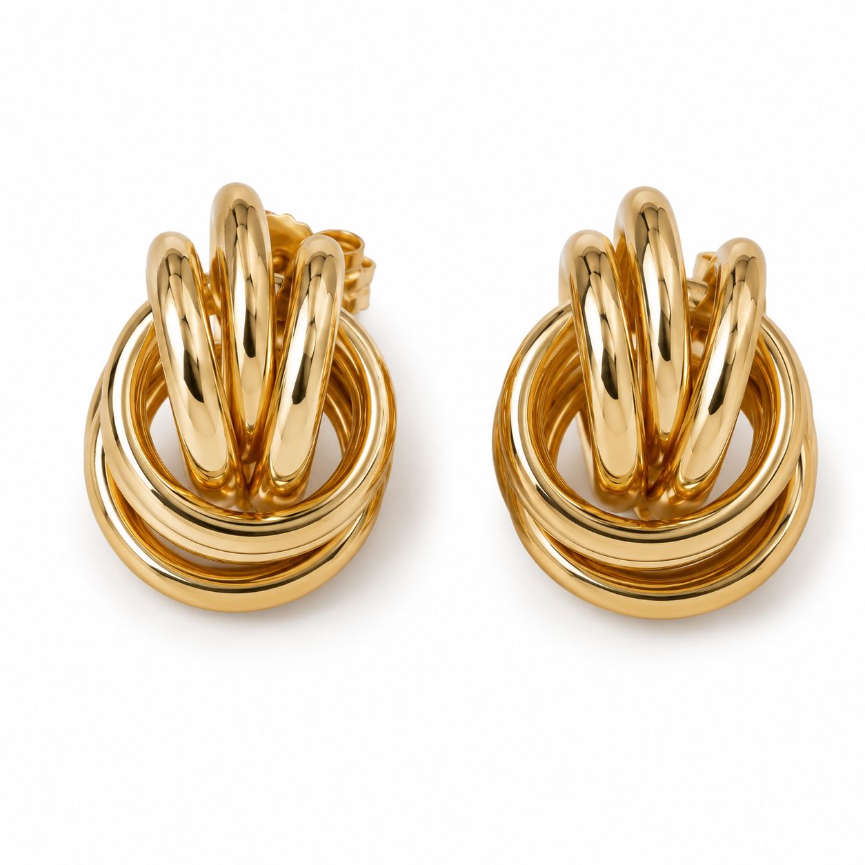 Aretes doble nudo