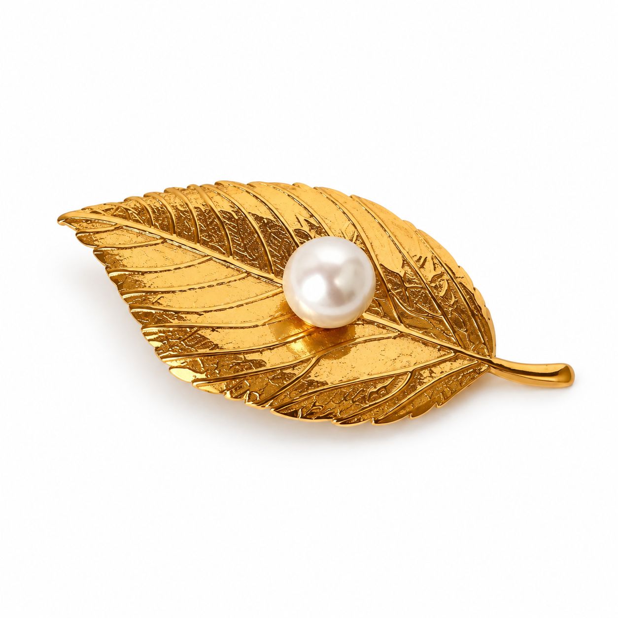 Broche hoja