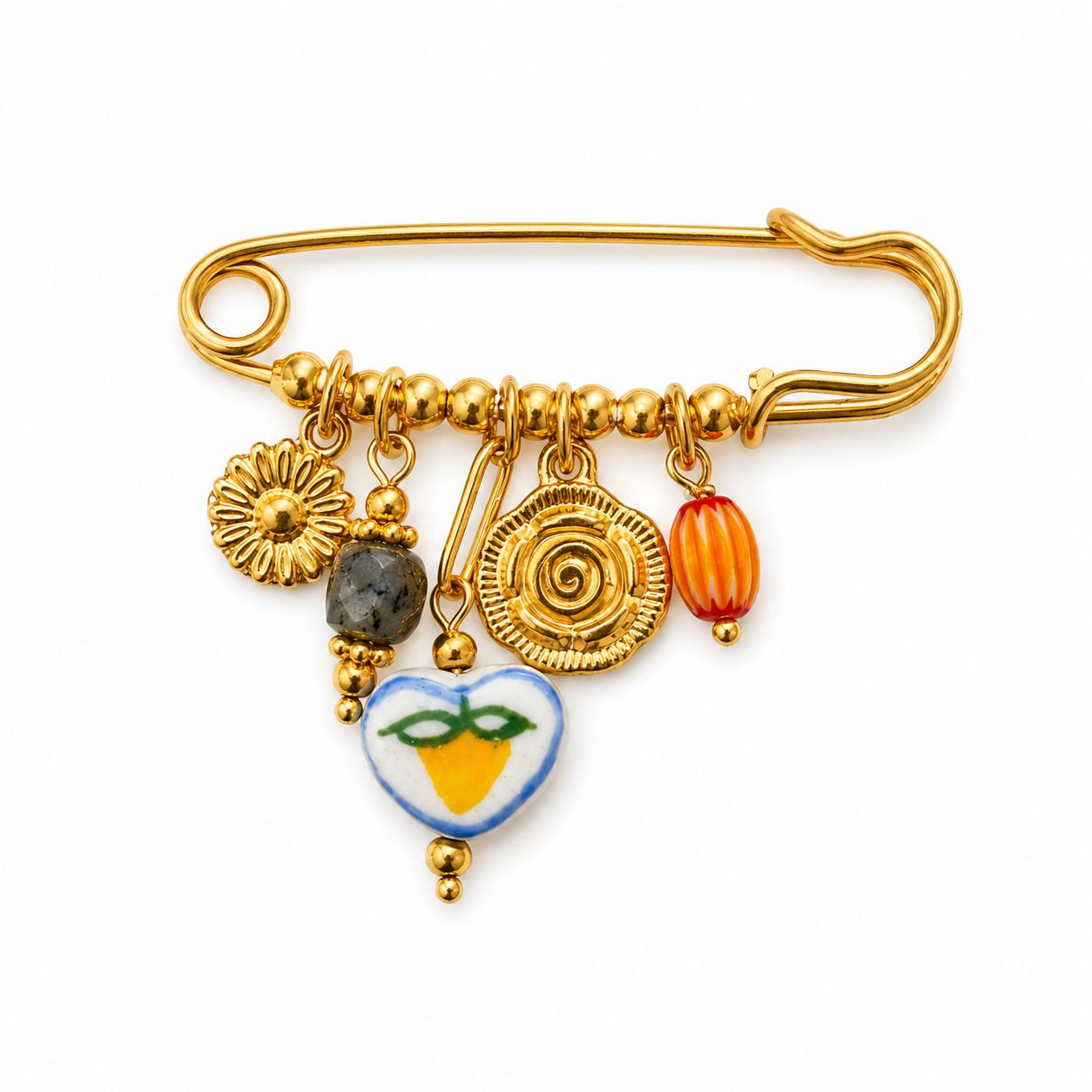 Broche multicolor