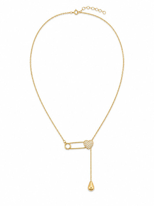 Collar seguro y corazón